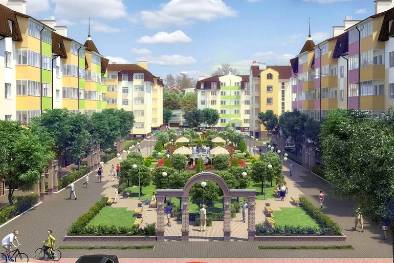 ЖК Пионерский квартал придомовая территория