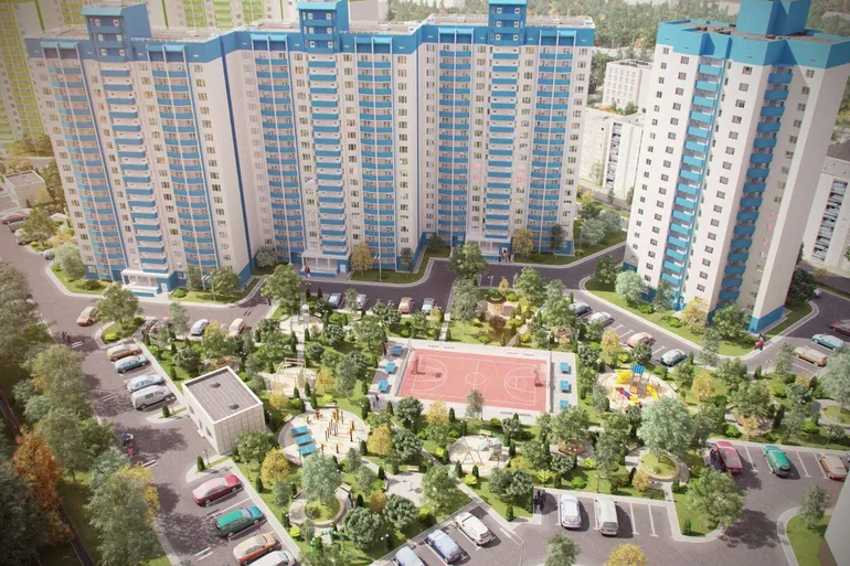 ЖК Олимпийский придомовая территория