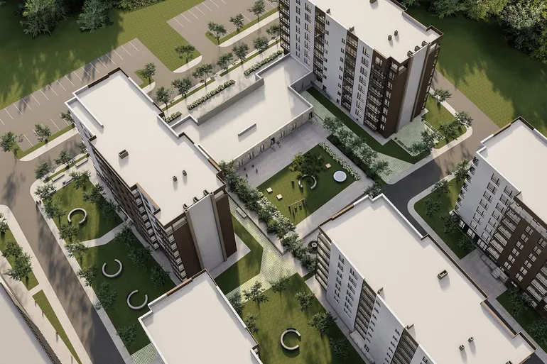 ЖК GREENHOUSE CITY. Генплан