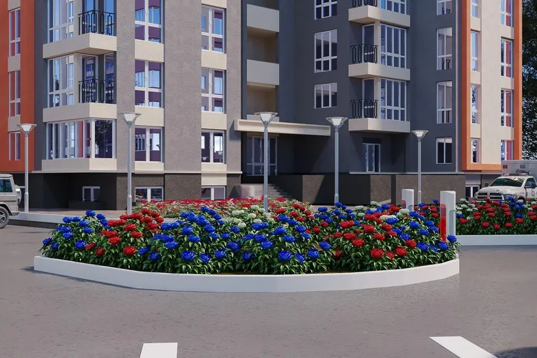 ЖК Шевченка фото прибудинкова териоторія