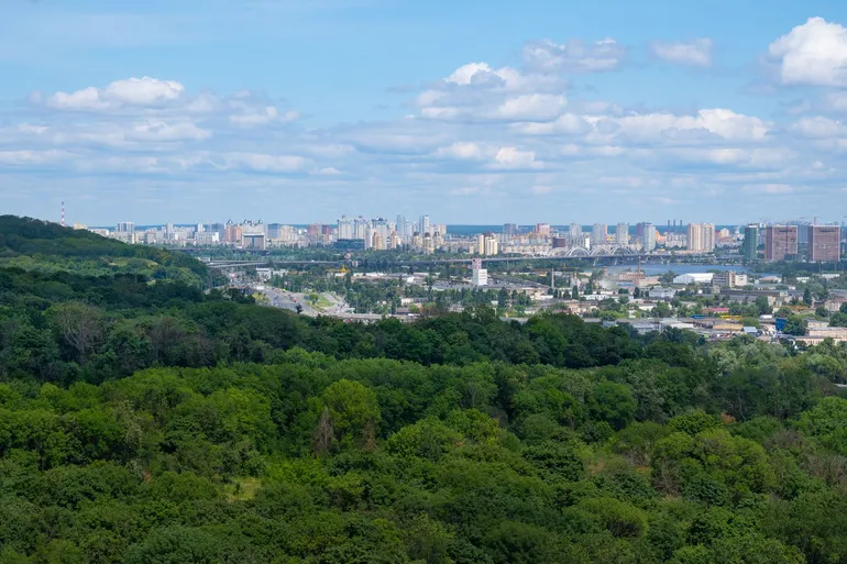 ЖК Central Hills панорама на місто