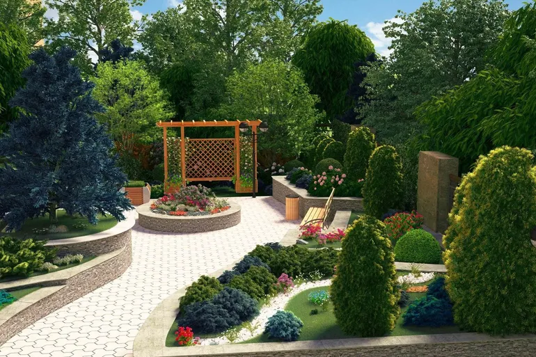 ЖК Garden City Residence територія