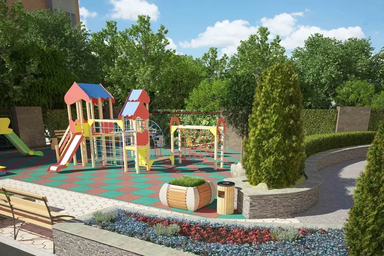 ЖК Garden City Residence детская площадка