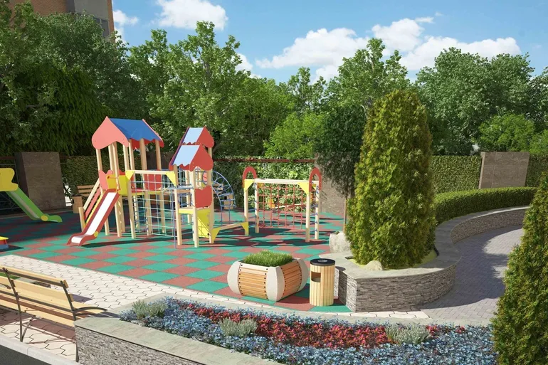 ЖК Garden City Residence дитячий майданчик