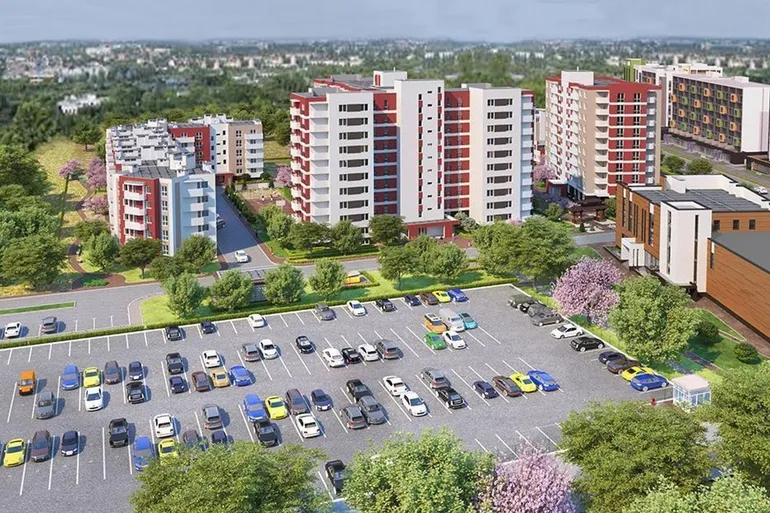 ЖК Сакура парковка