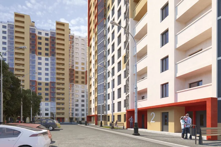 ЖК Привітний квартал двір