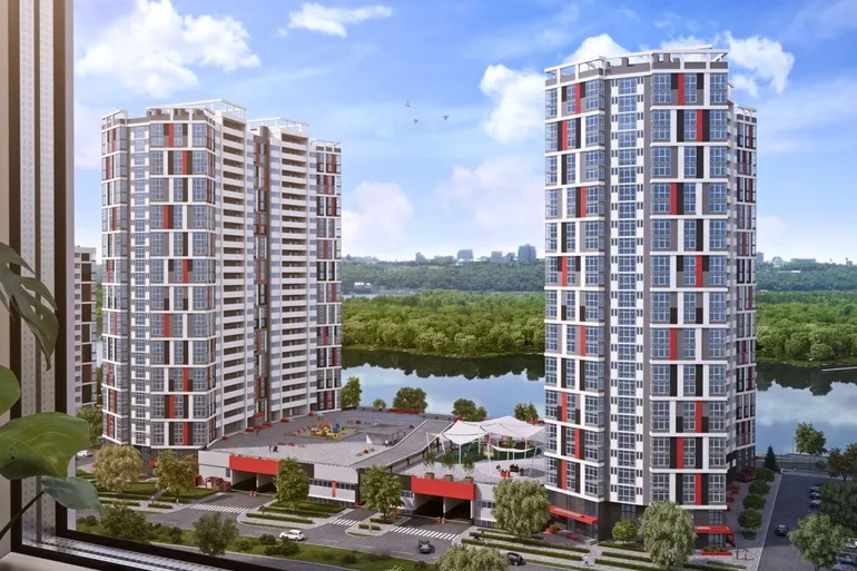 ЖК Русанівська Гавань панорама