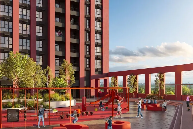 ЖК DOCK32 прибудинкова територія