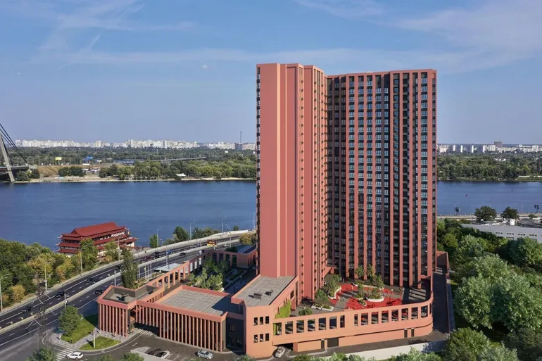 ЖК DOCK32 рендер цілого будинку