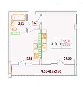 3-5-7