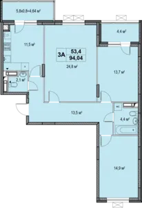 3А