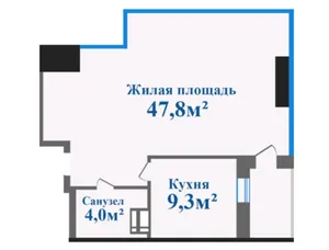 2-кімнатка квартира