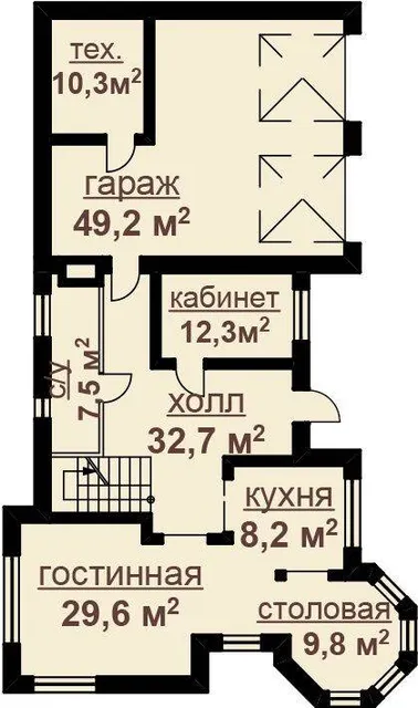 1й этаж