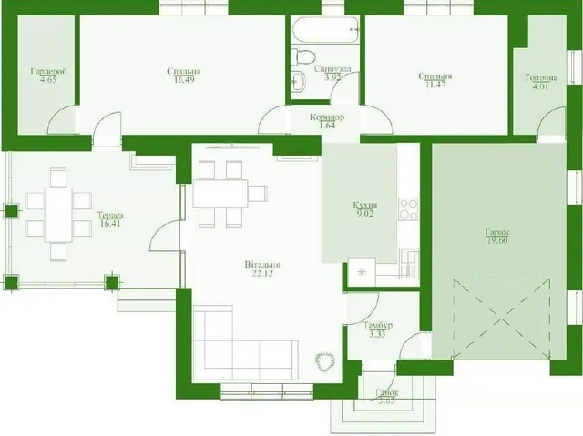 План будинку