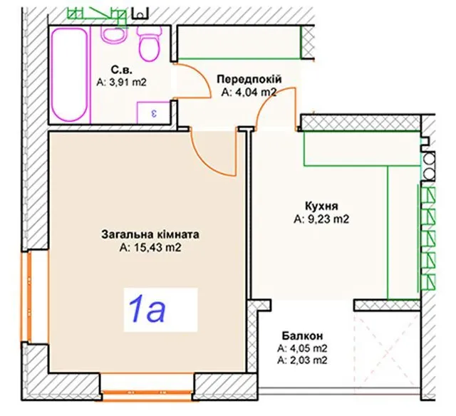 1А