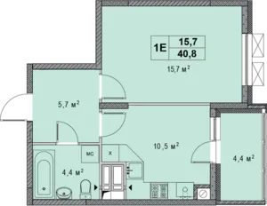 1Е