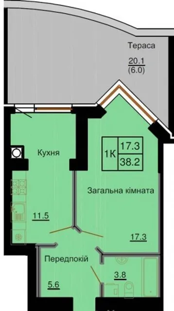 1К