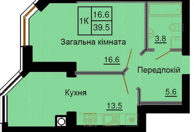 1К