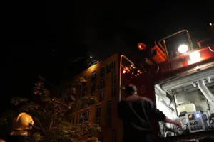 Пожежа в ЖК Комфорт Таун: мешканці поскаржилися на шлагбауми та запаркованість