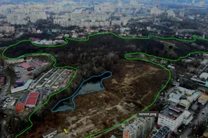 Киевляне хотят парк на месте строительства ЖК Рихерт&Парк