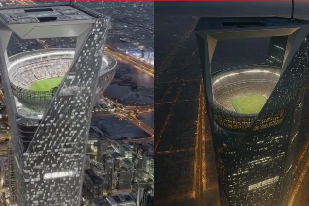 У Саудівській Аравії зведуть хмарочос зі стадіоном на вершині для Чемпіонату світу-2034