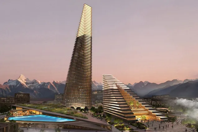 SOM спроектировала знаковый небоскреб для Казахстана