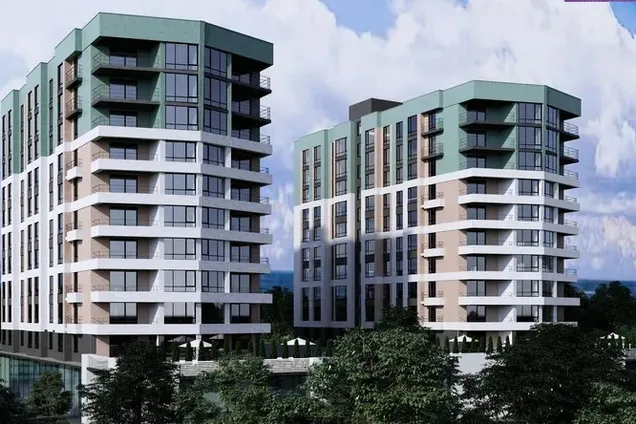 рендер ЖК "Парус" в Південному