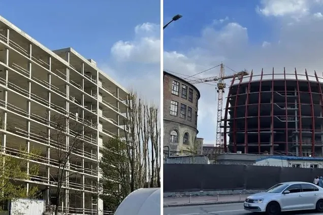 В центре Киева строят ТЦ выше разрешенной высоты